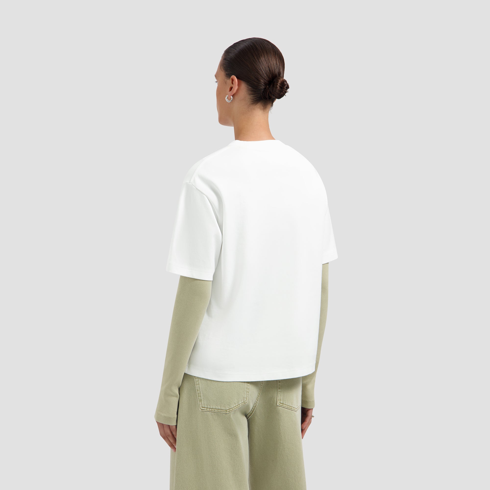 Broken Plate Tee - Optical White