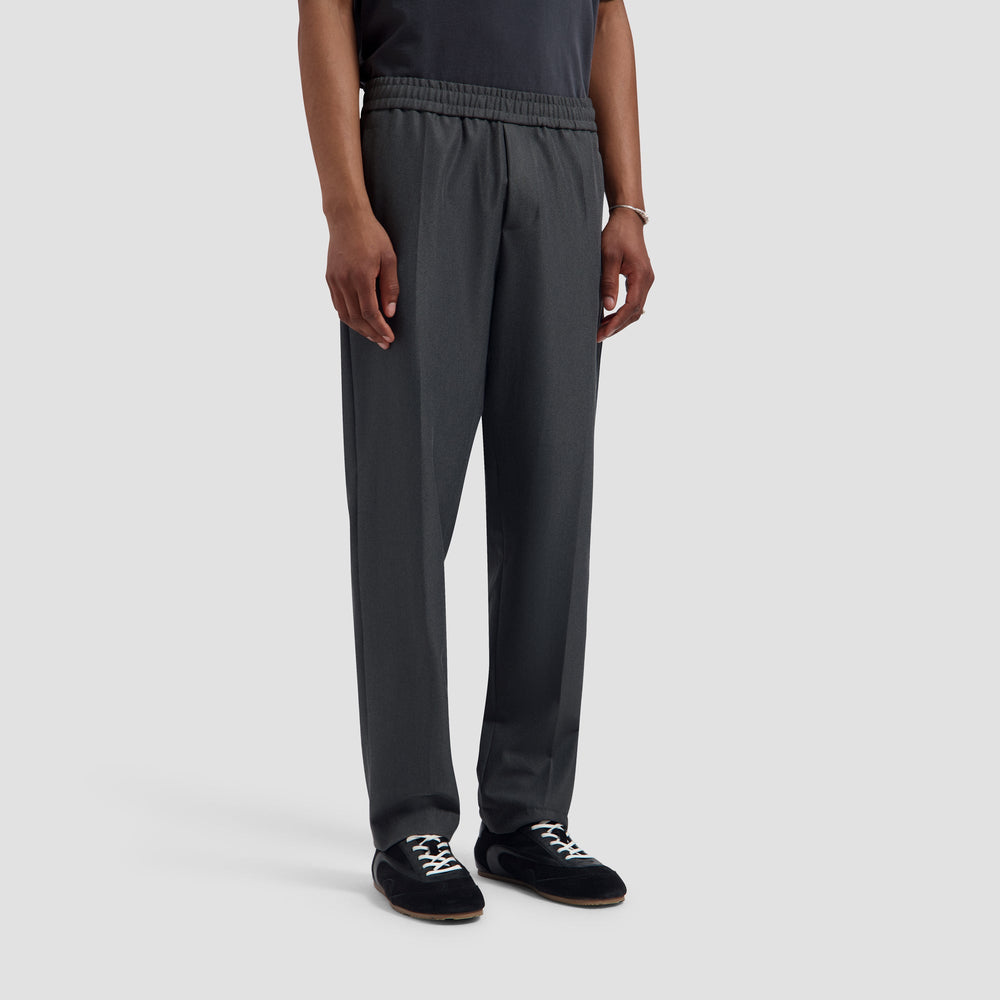 SLIM ELASTICATED PANT | CHOCOLATE PLUM