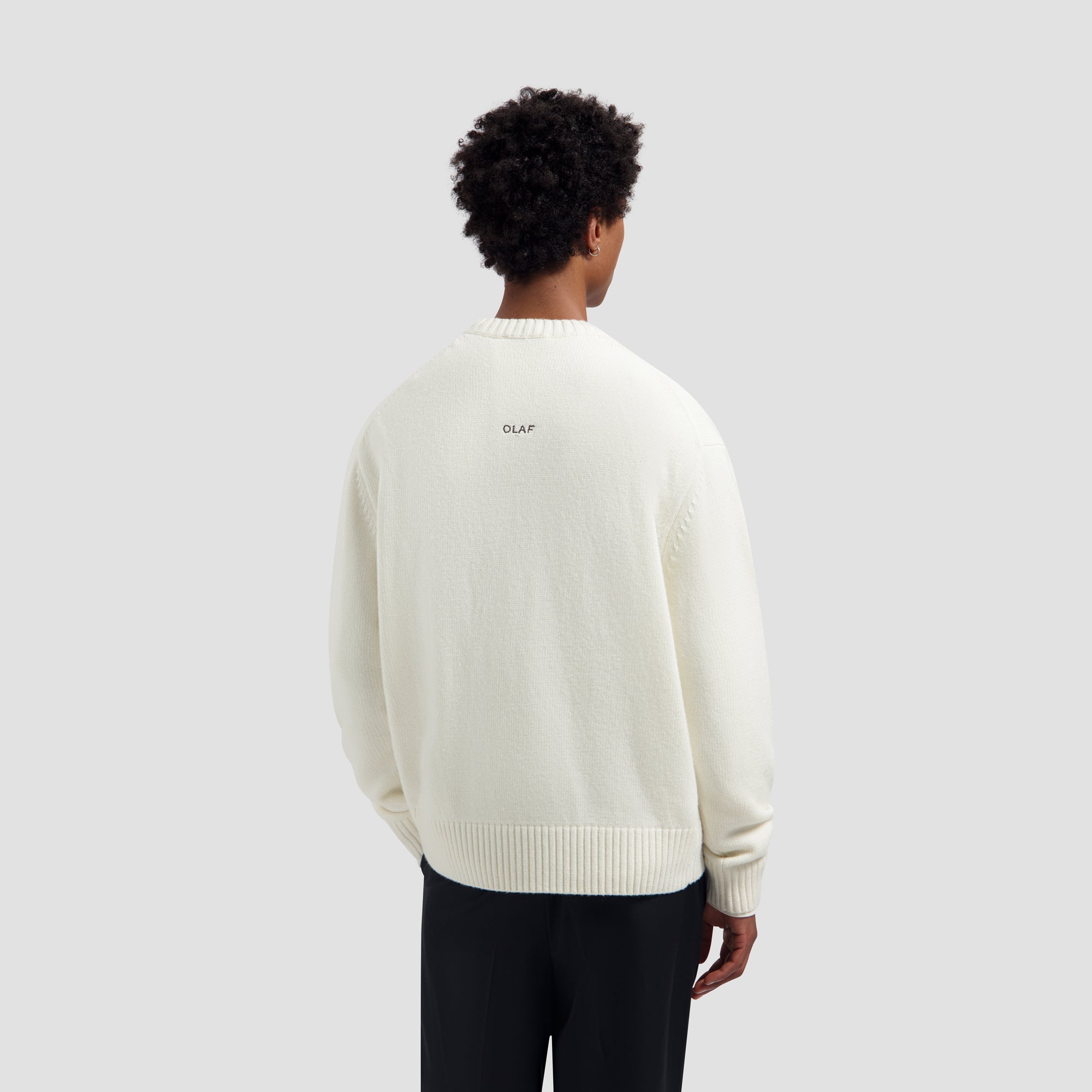 Essential Knitted Crewneck - Off White