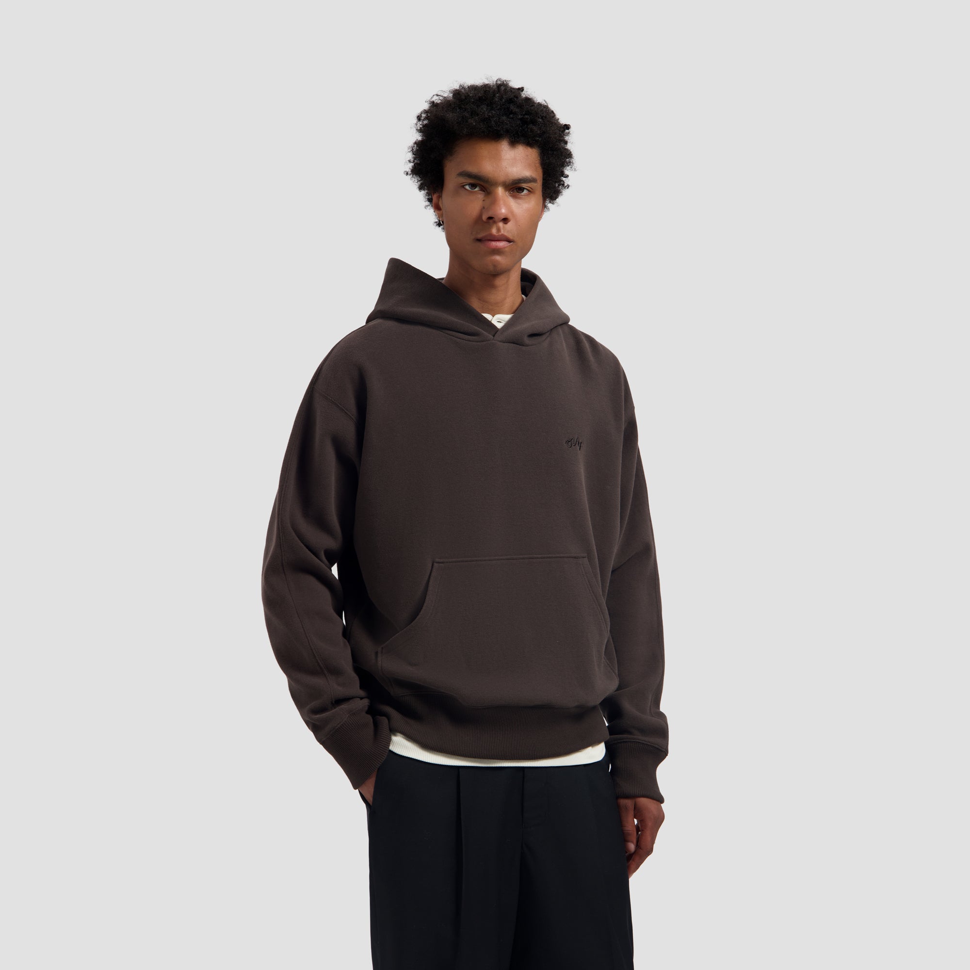 Signature Boxy Hoodie - Chocolate Plum