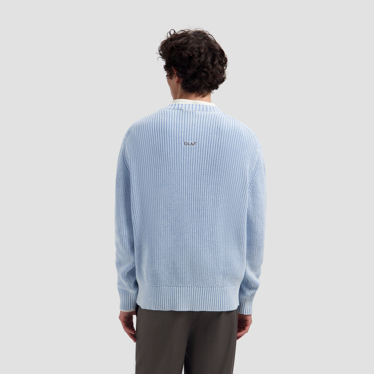 WASHED KNITTED ESSENTIAL CREW NECK | WINDSURFER