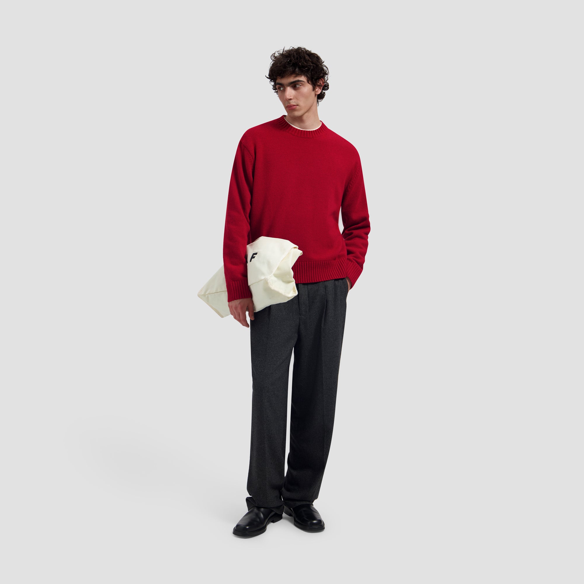 Essential Knitted Crewneck - Adrenaline Rush