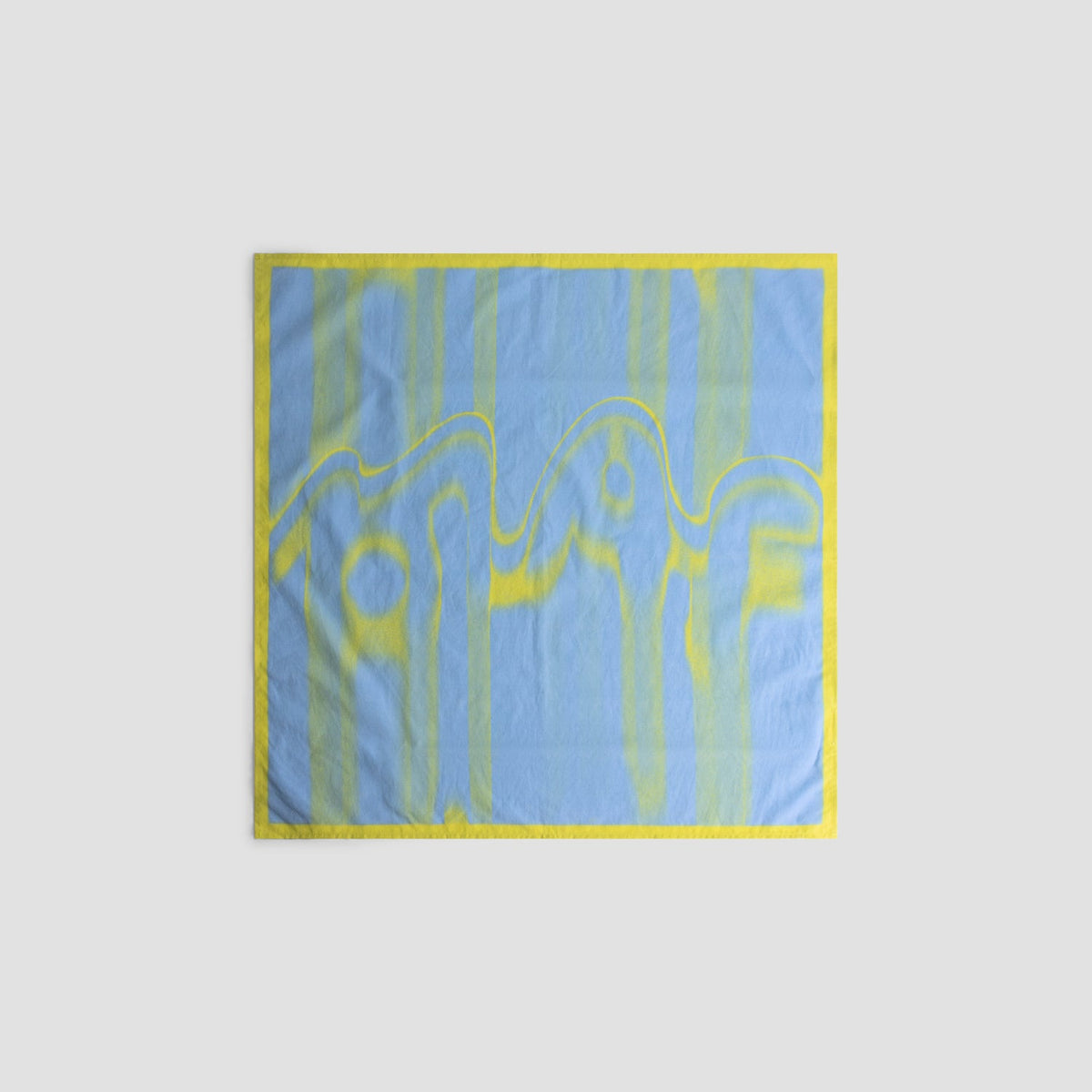 SMUDGE LOGO SCARF | PEAR