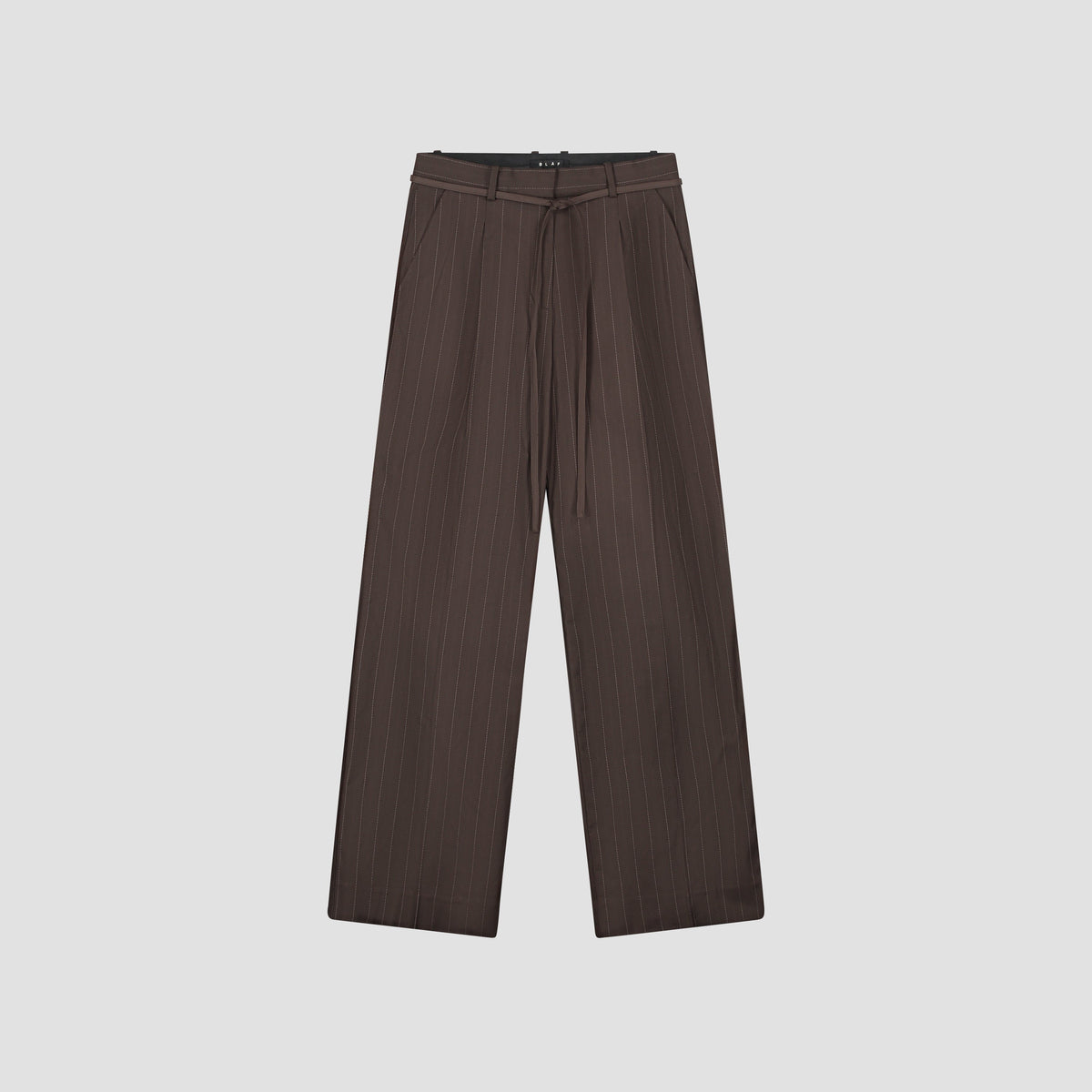 PINSTRIPE TAILORED TROUSERS | HOT FUDGE