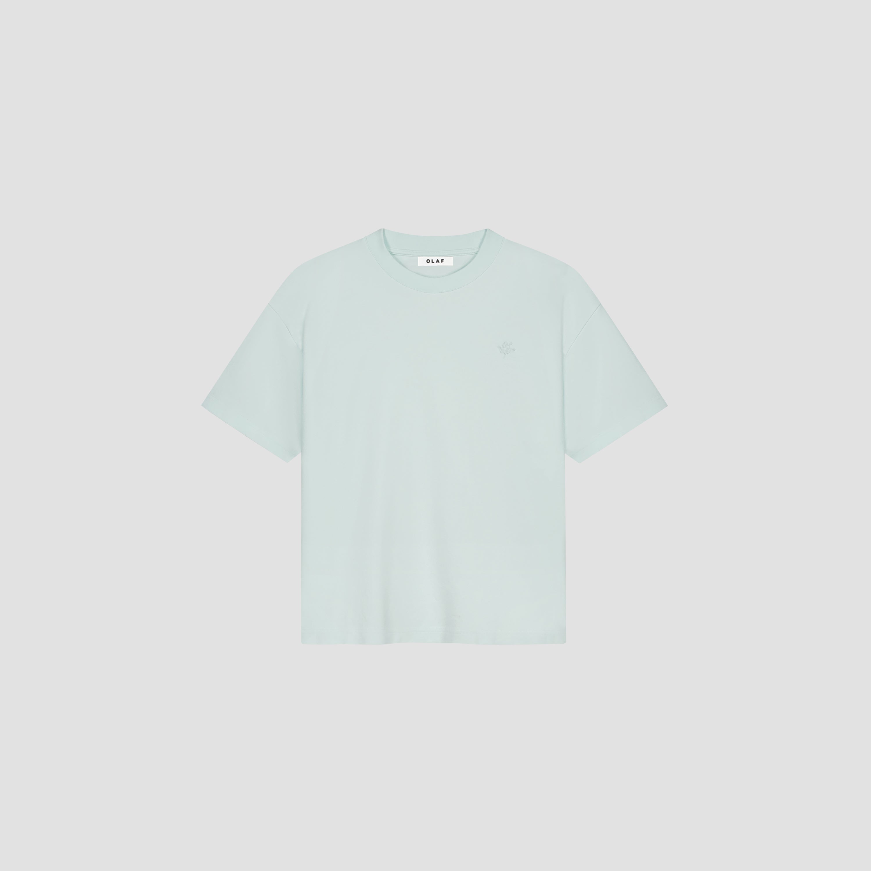 Dotted Monogram Tee - Salt Air