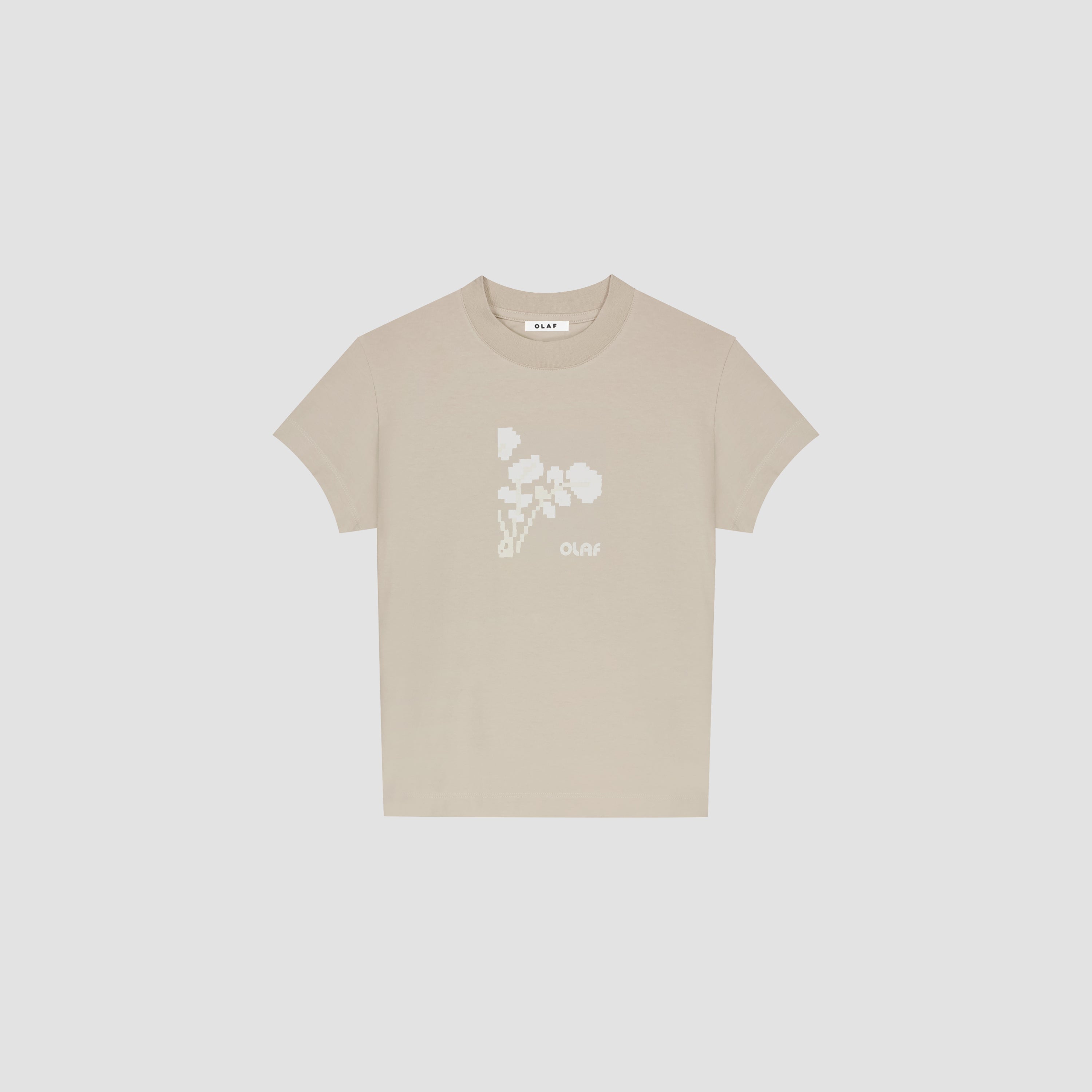 Felted Watercrest Baby Tee - Cement