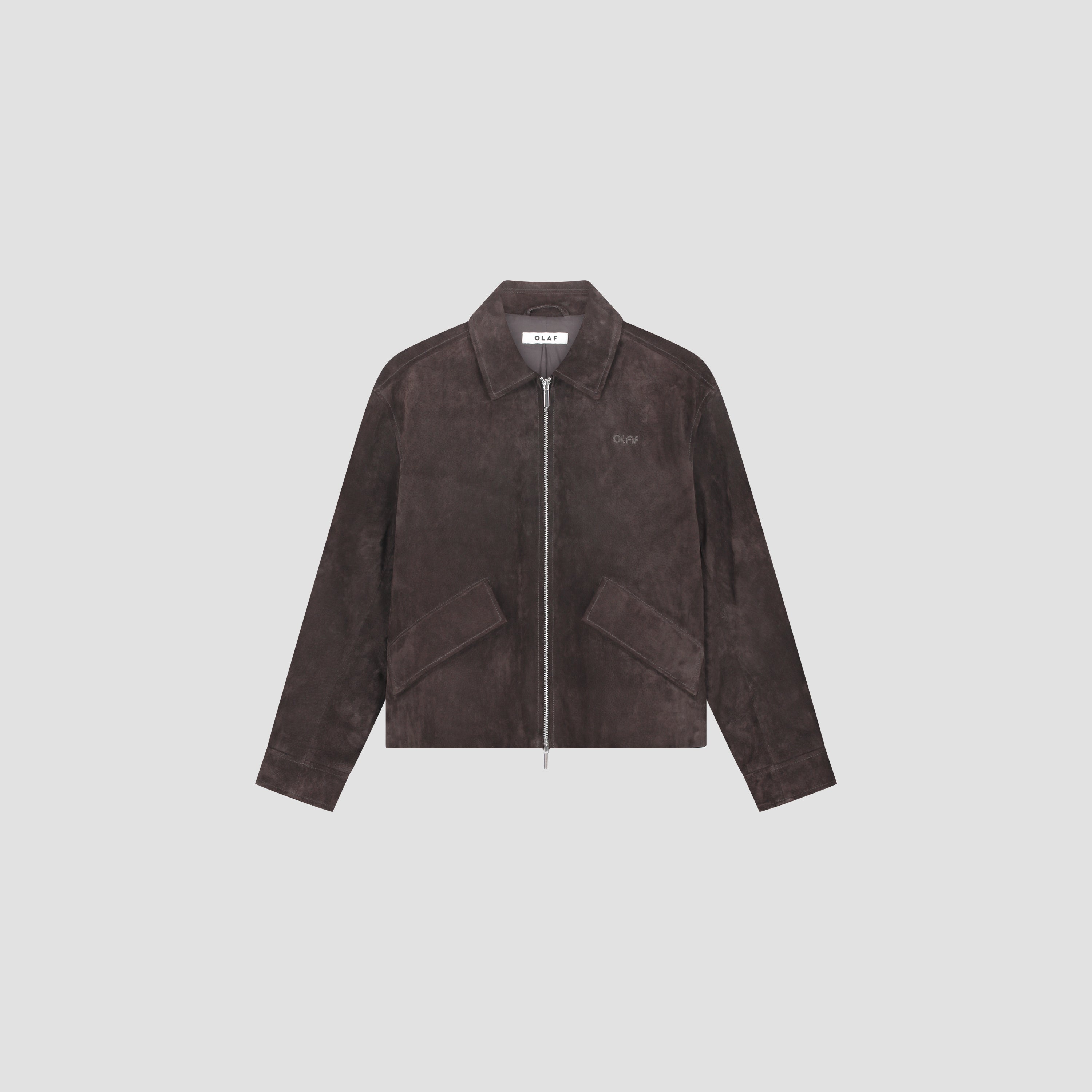Suede Jacket - Chocolate Plum