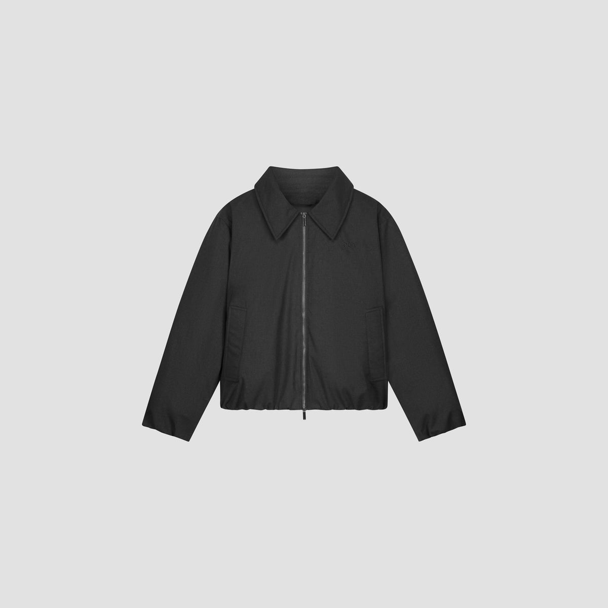 PEACHED PADDED JACKET | CHARCOAL