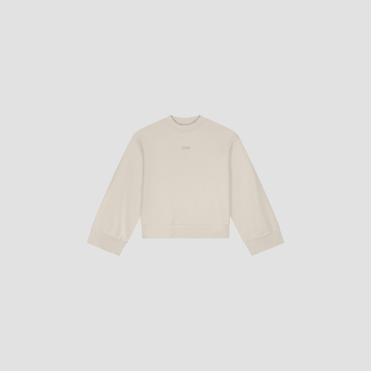 RETRO LOGO CREWNECK | CEMENT