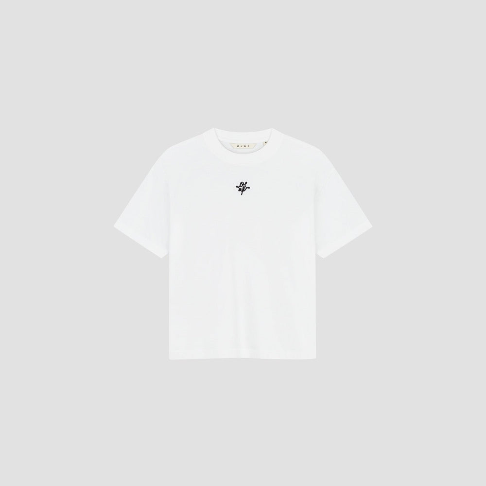 MONOGRAM REGULAR TEE | OPTICAL WHITE