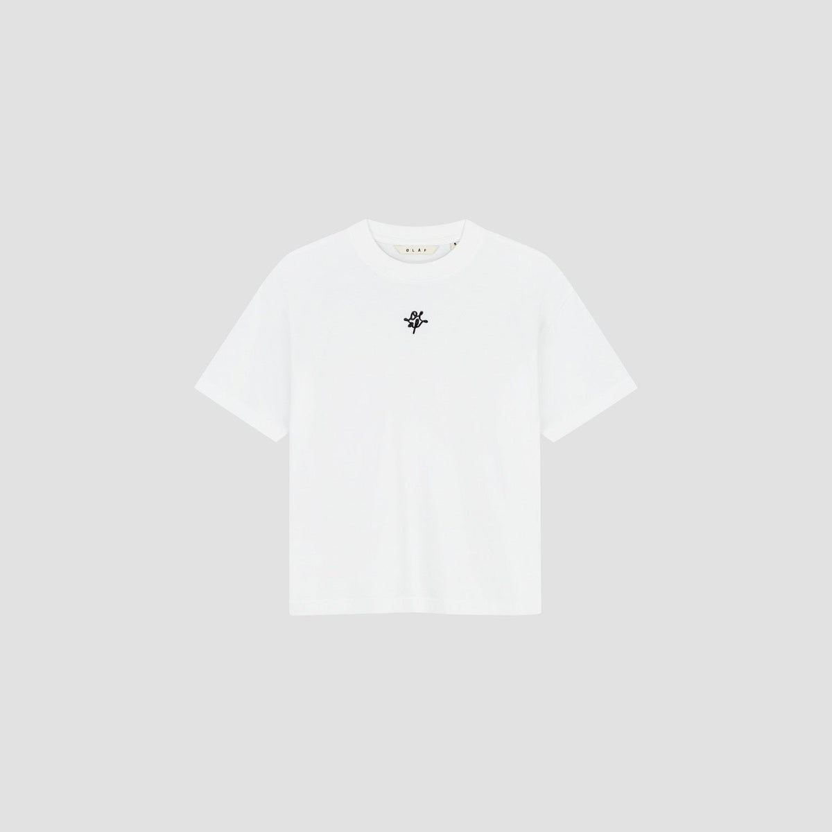MONOGRAM REGULAR TEE | OPTICAL WHITE