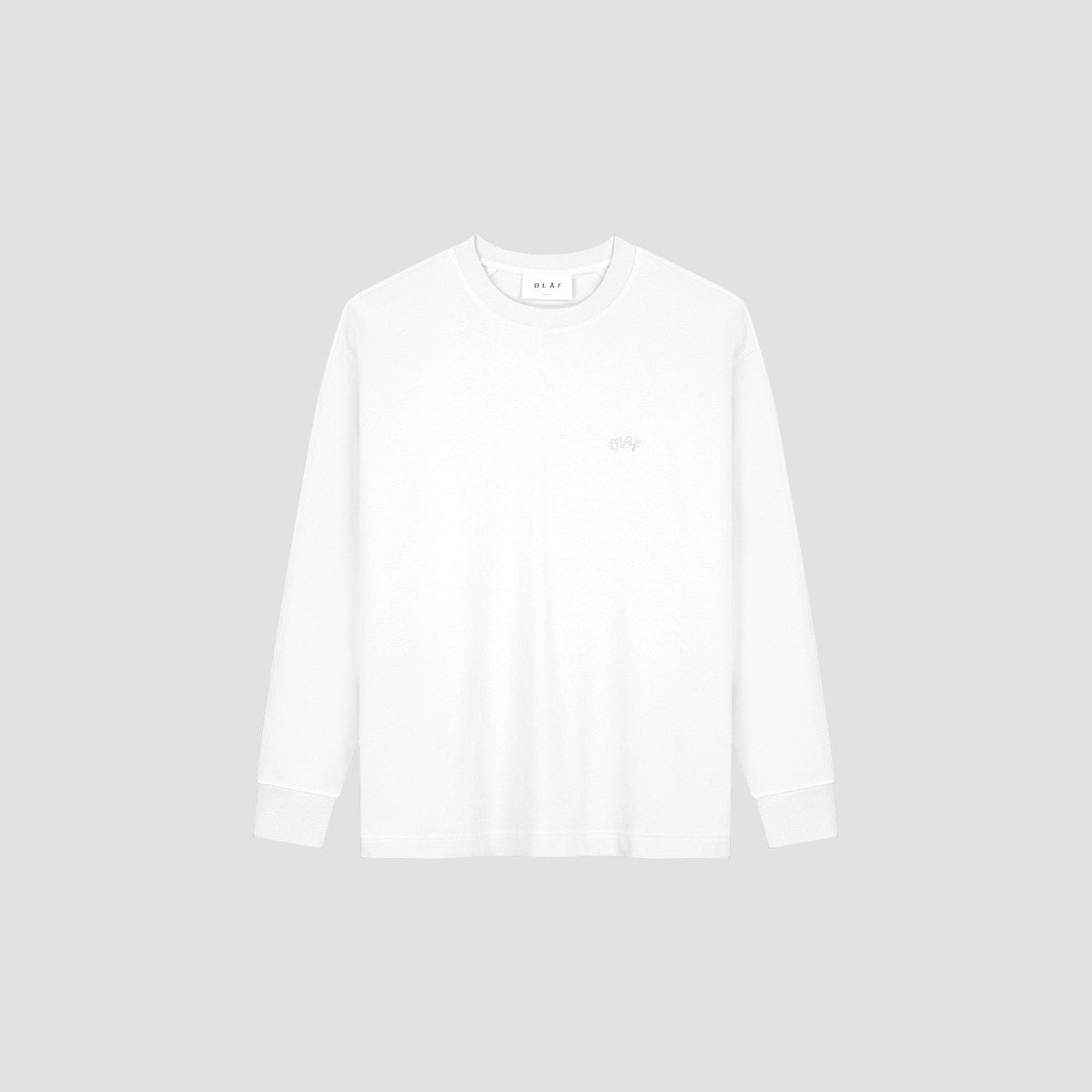 SIGNATURE LS TEE | OPTICAL WHITE
