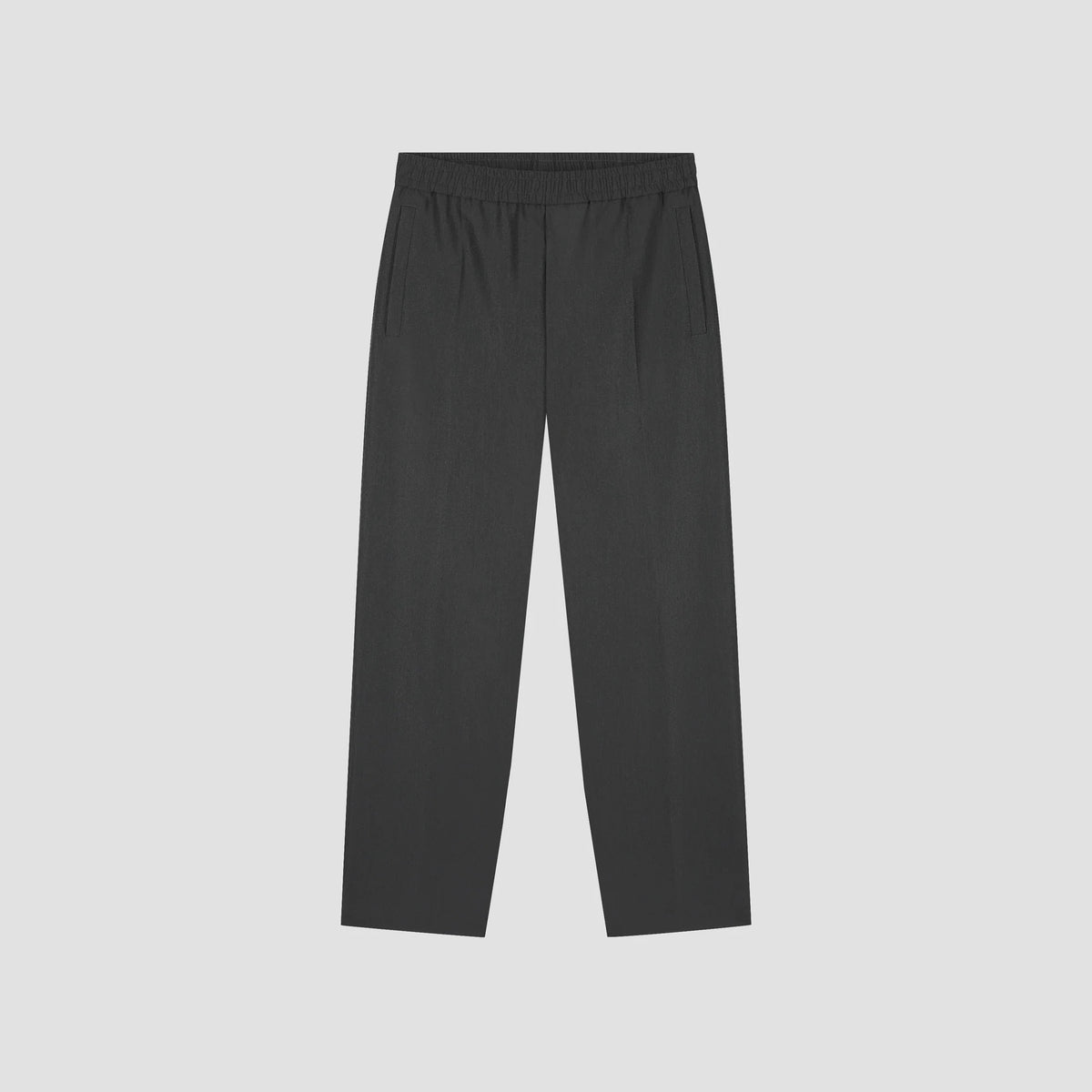 SLIM ELASTICATED PANT | CHARCOAL